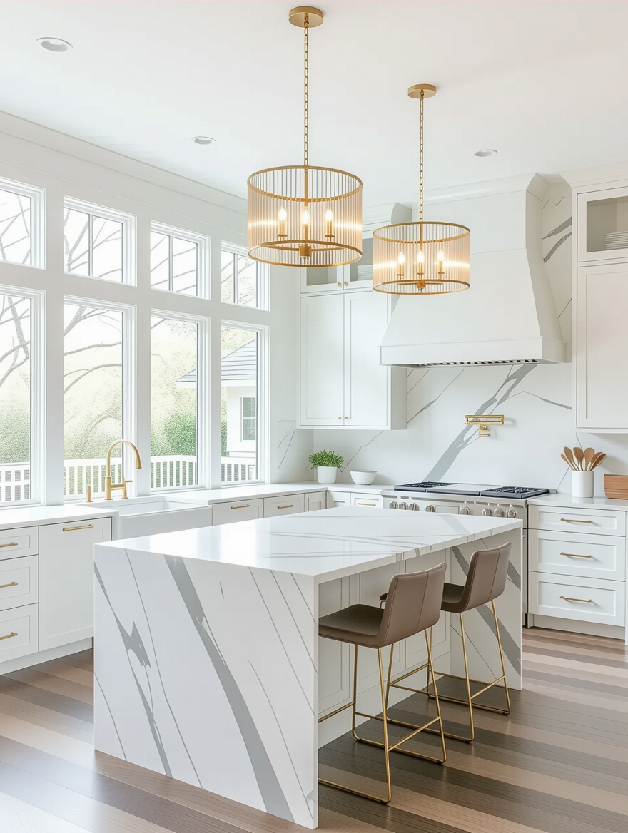 layered lighting and natural light