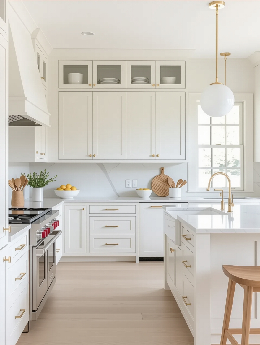 light colors expand kitchens