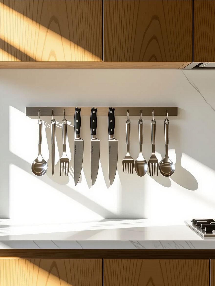 magnetic strips for organization