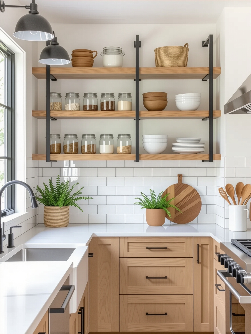 maximize vertical kitchen storage