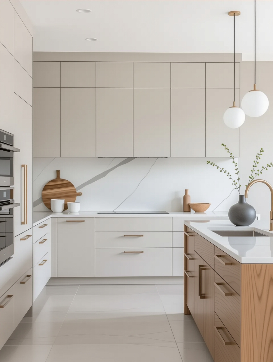 minimalist sleek kitchen design
