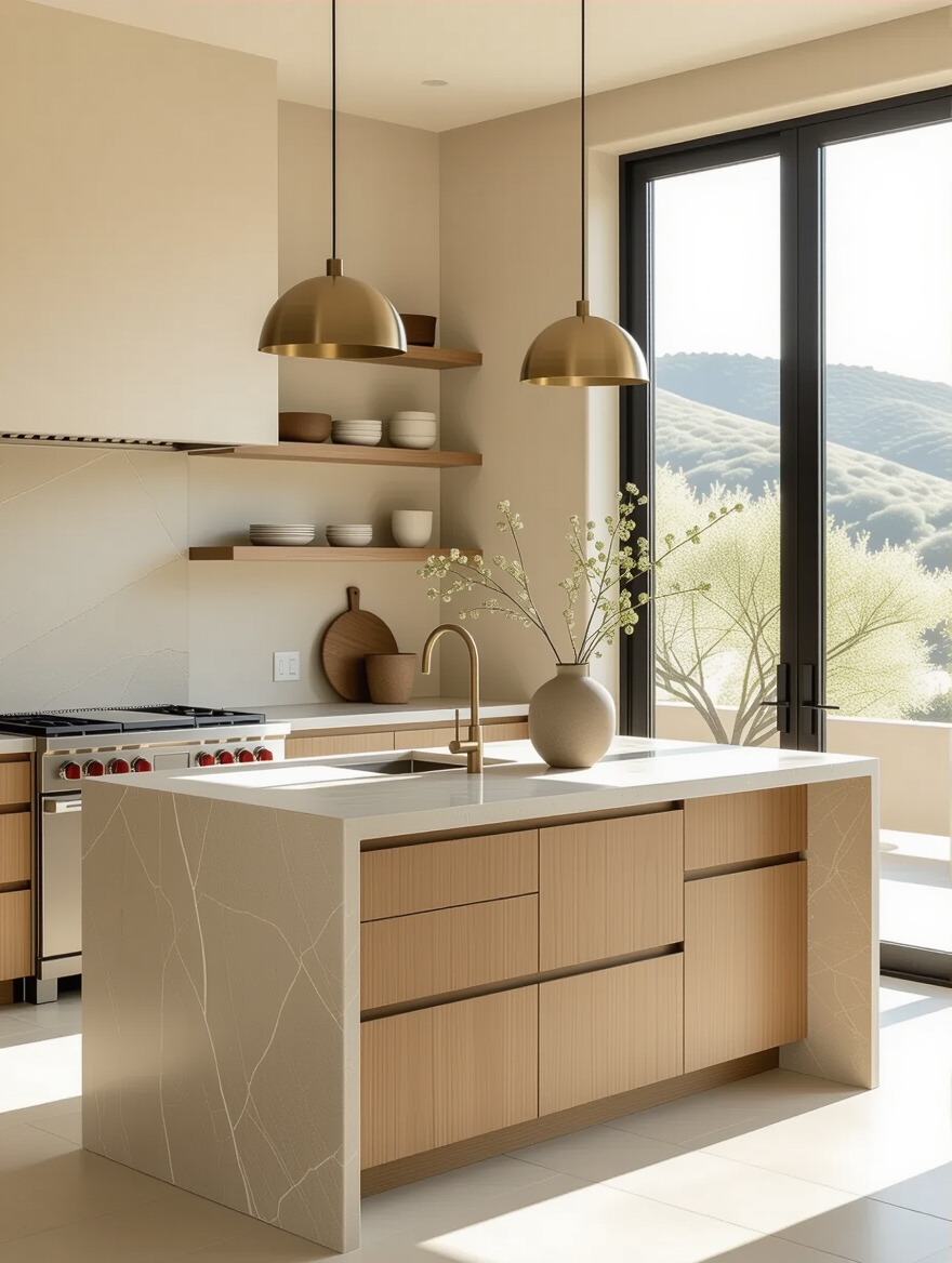 natural elegance in kitchens