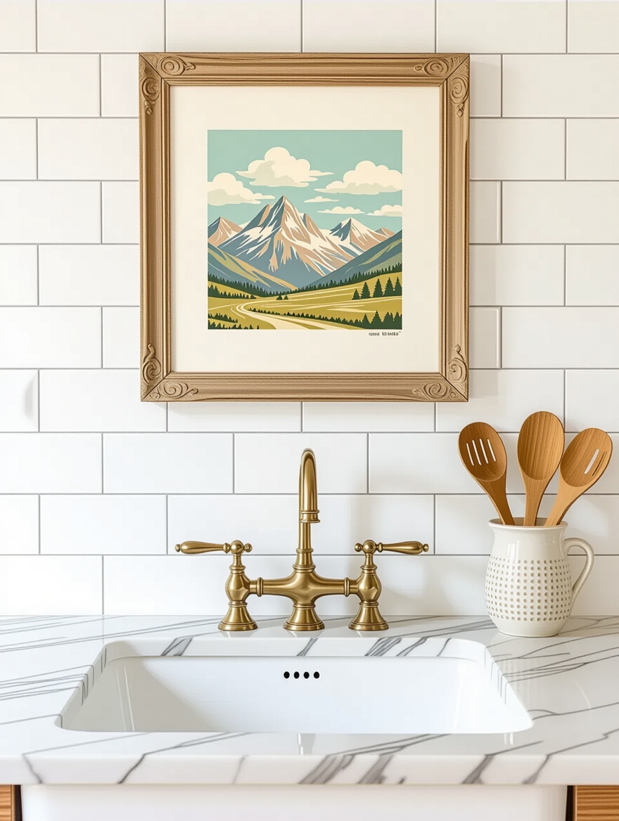 nostalgic vintage kitchen decor