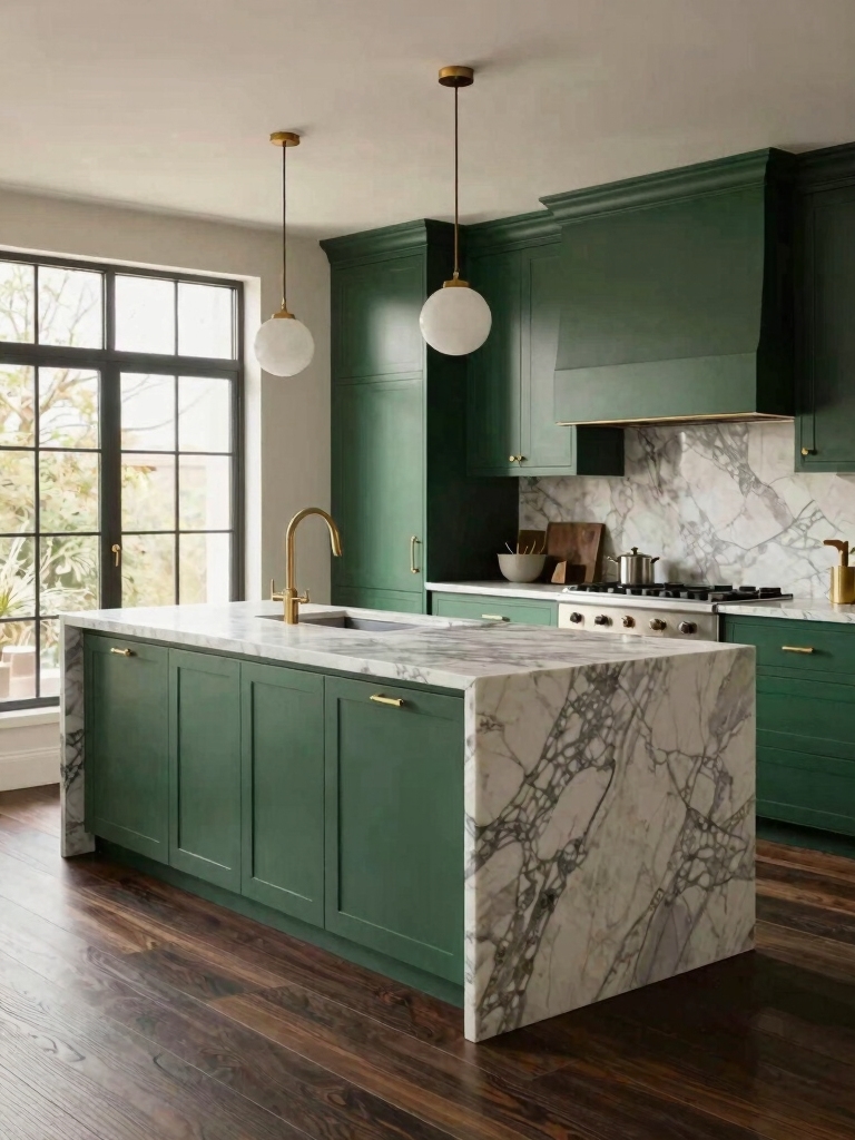 obsessed green kitchen designs