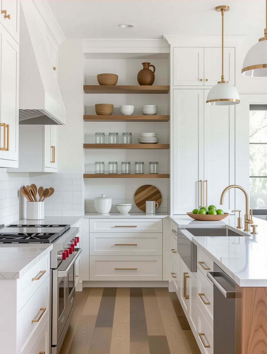 optimize kitchen vertical storage