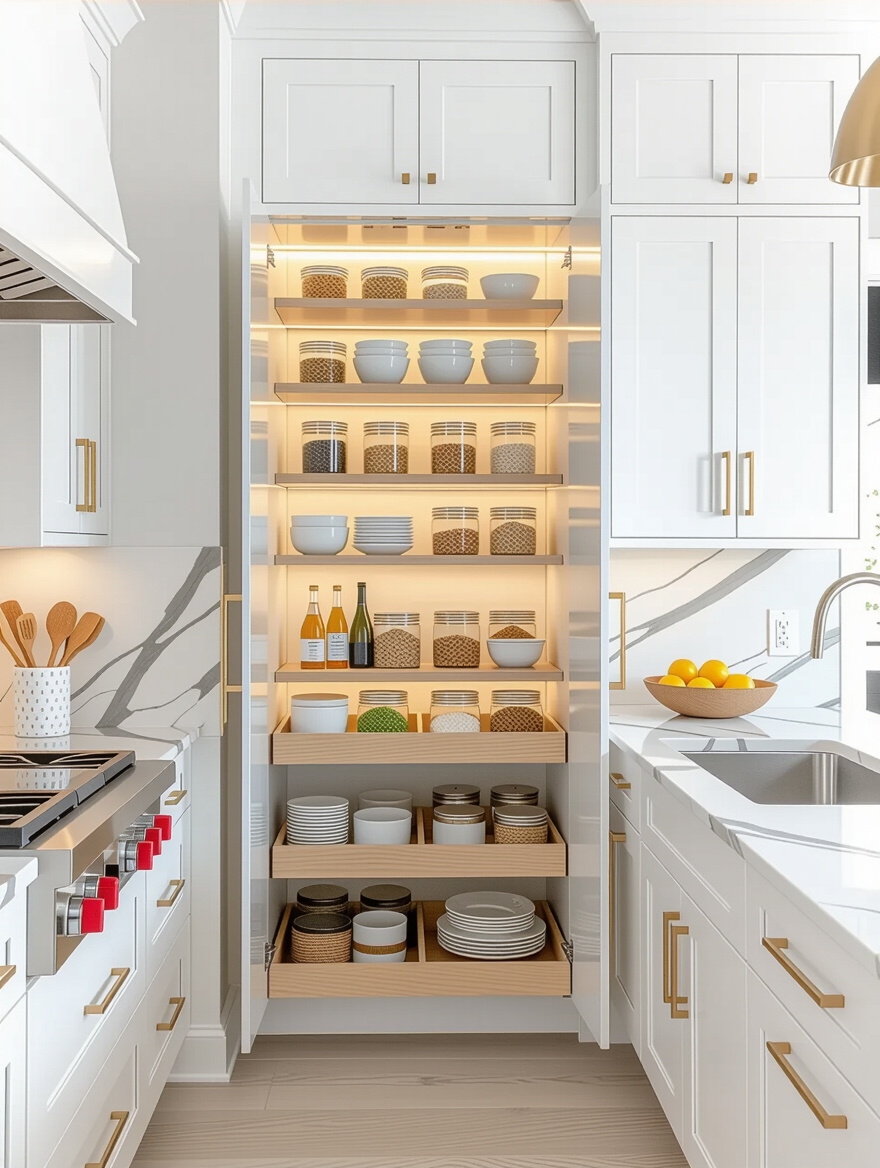 pull out pantry shelf installation
