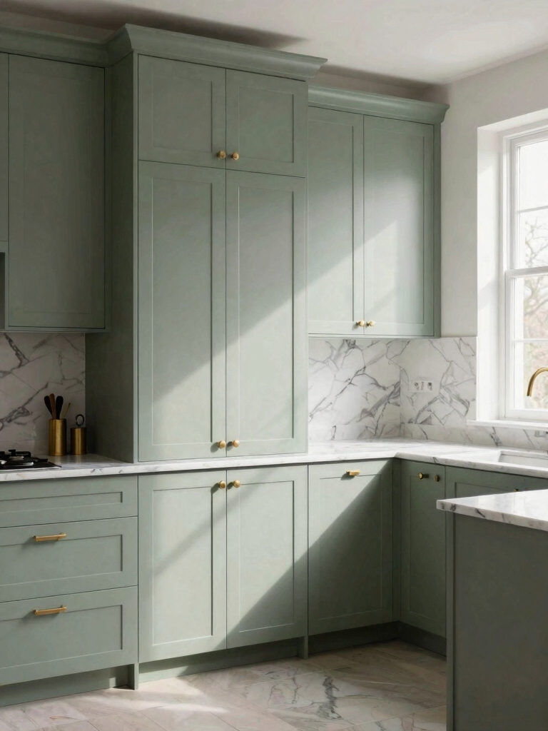 removable sage green transformation