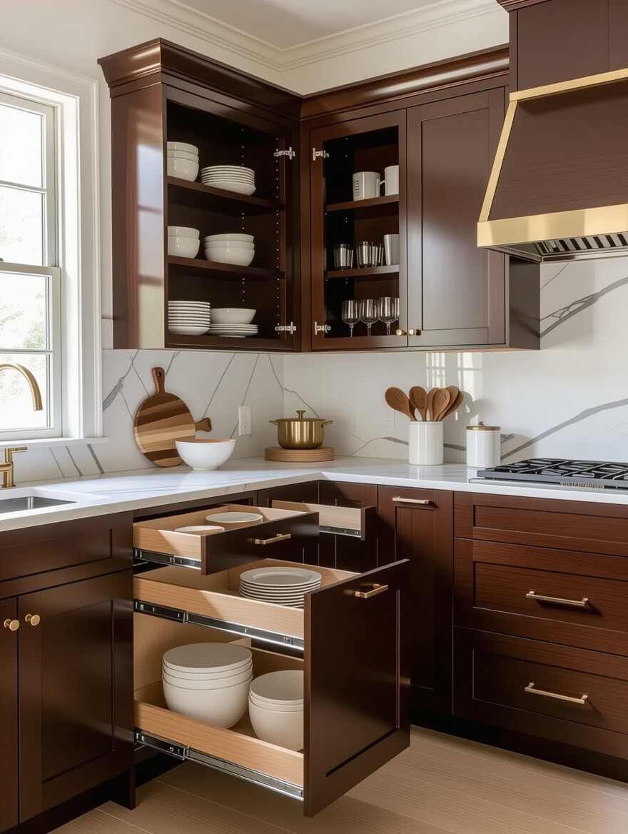 rotating pull out shelf solutions
