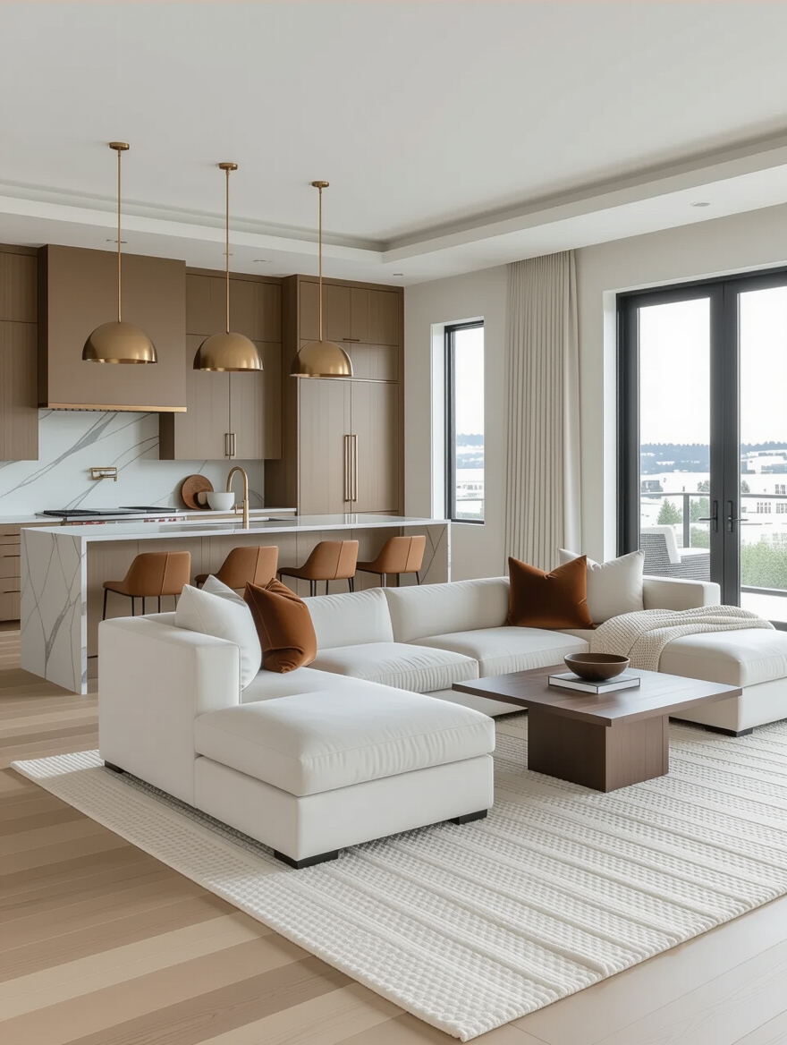 rugs and lighting zones