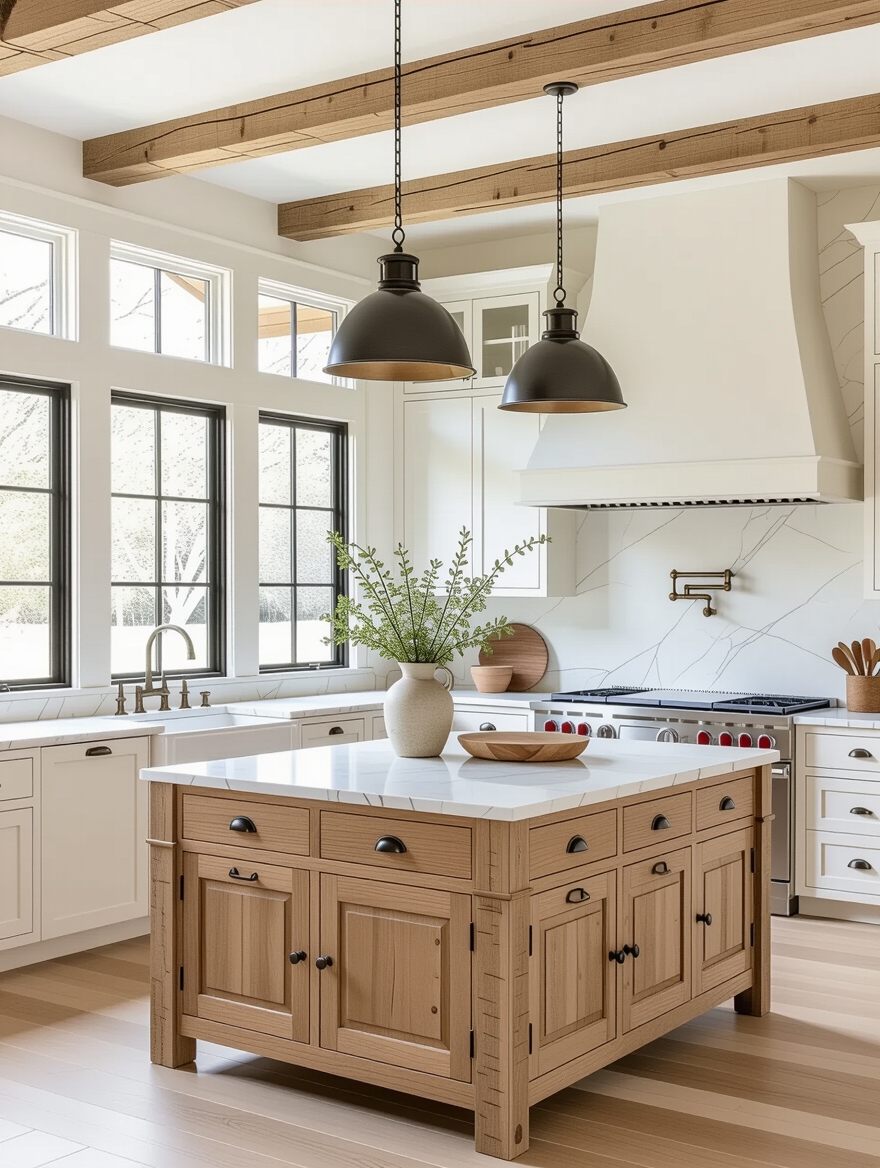 rustic charm in kitchens