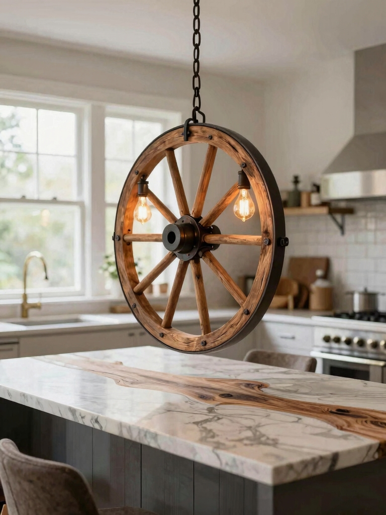 rustic charm wagon wheel