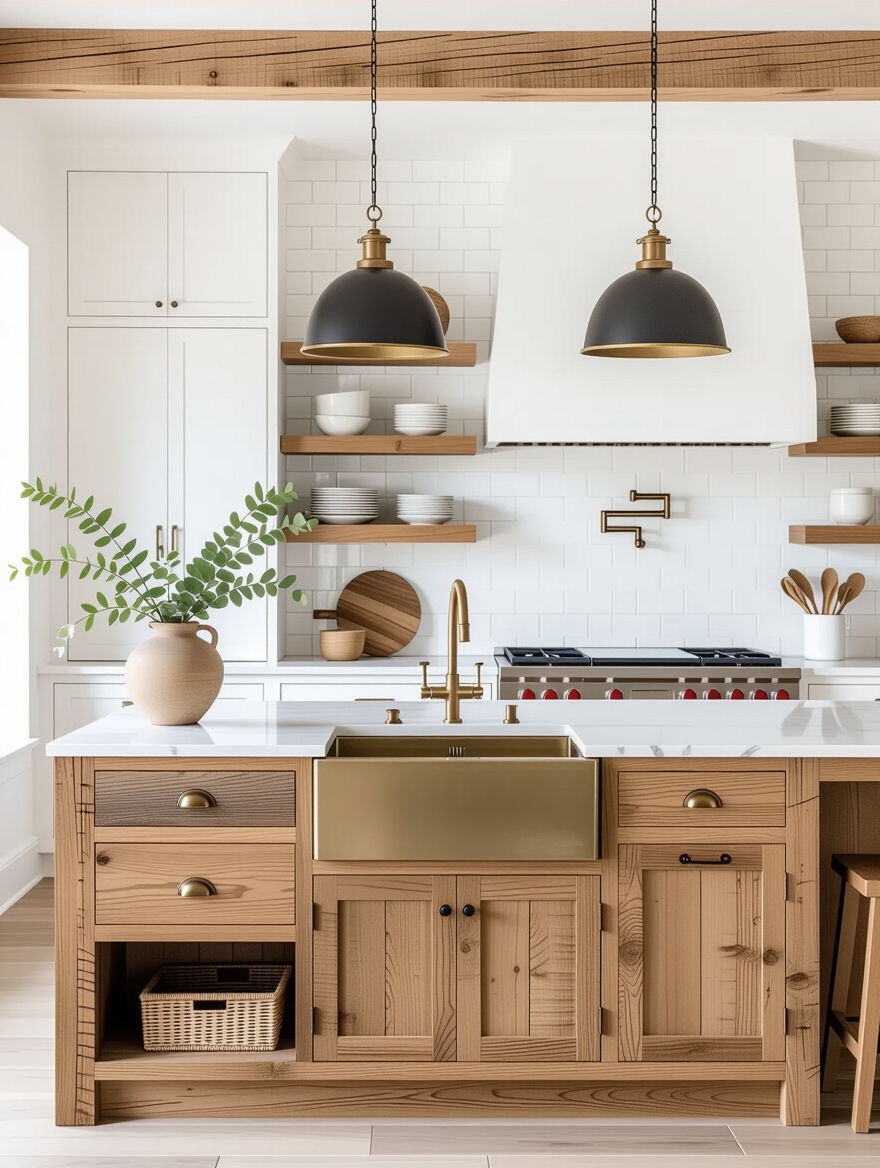 rustic elegance in cabinetry
