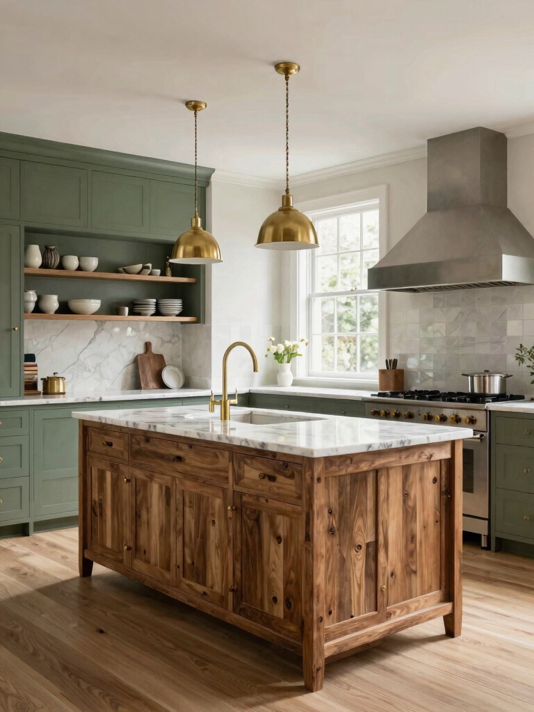 sage and wood combinations