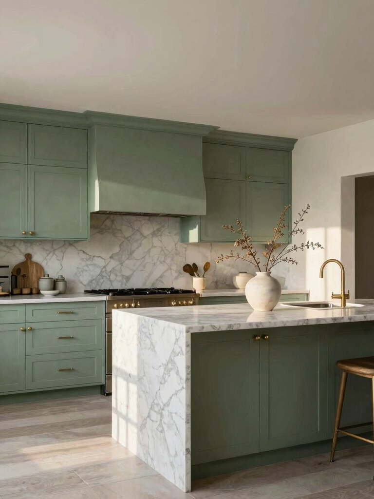 sage green kitchen harmony