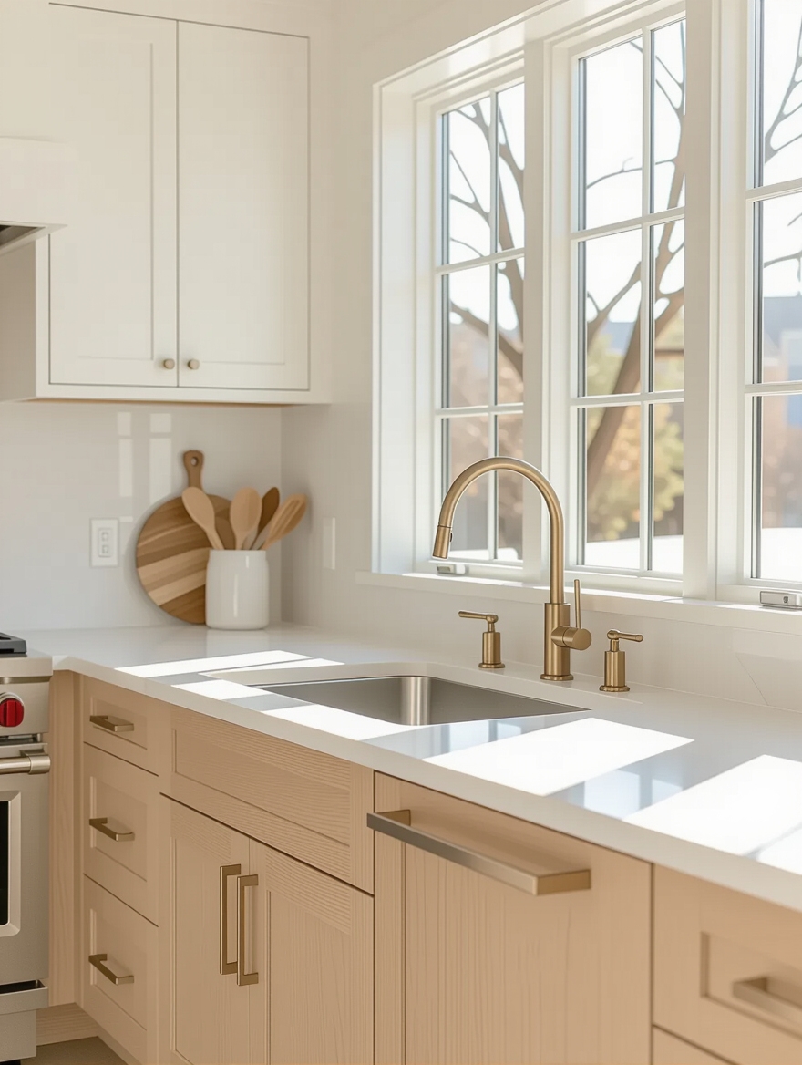 sleek minimalist hardware choices