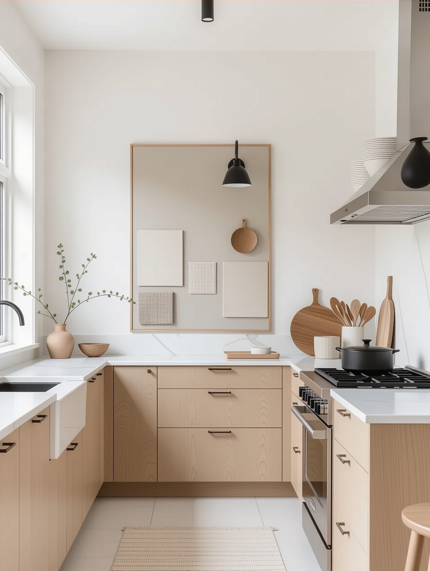 sleek minimalist scandinavian kitchens