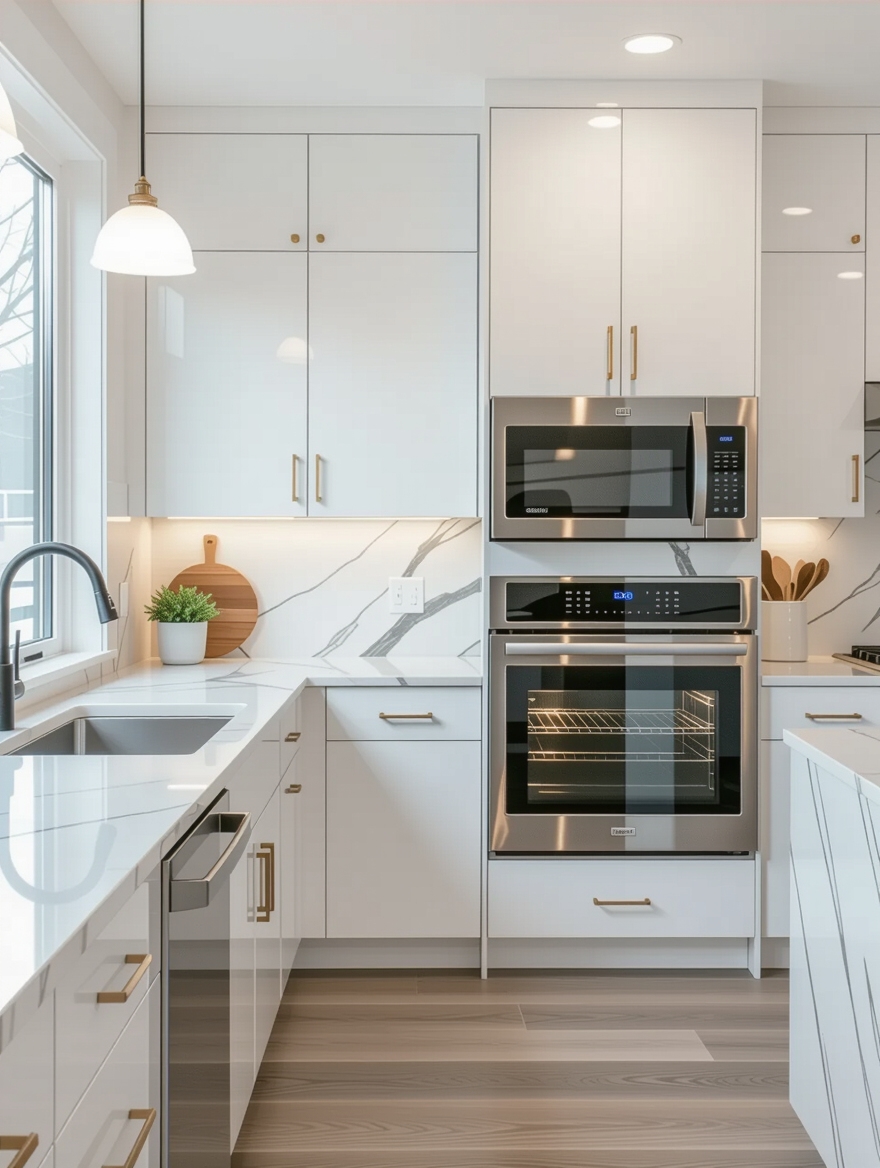 sleek modern space saving design