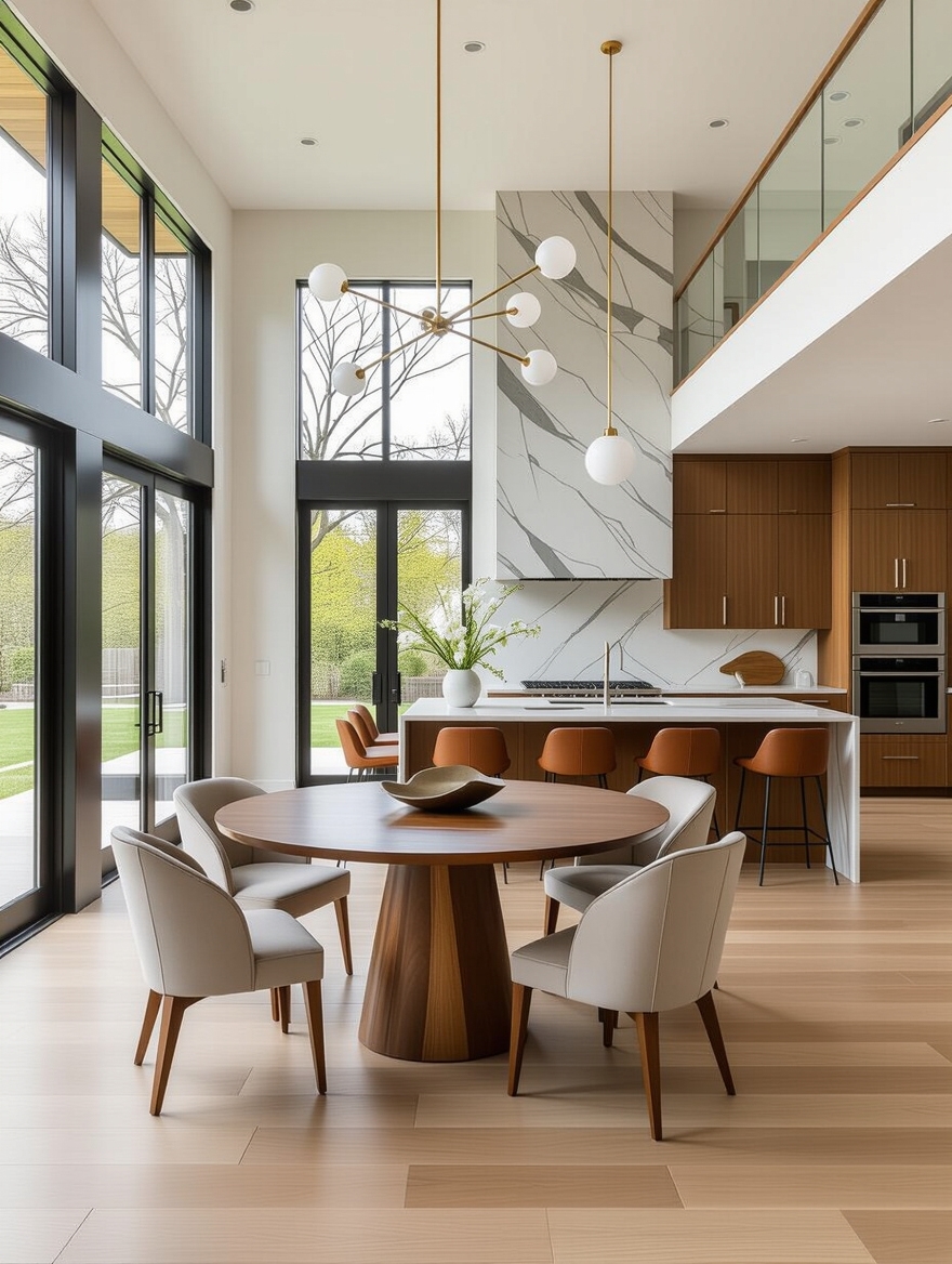 spacious connected living areas
