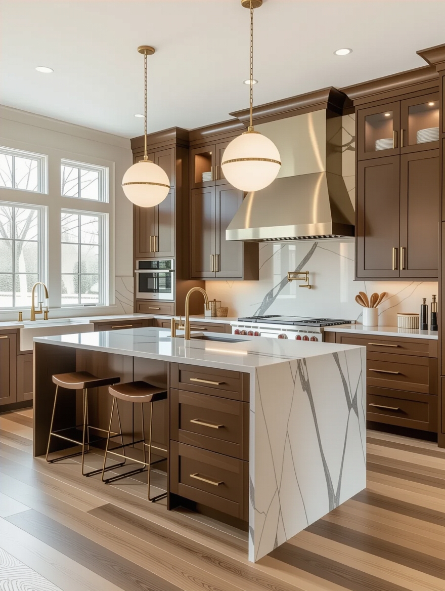 stylish functional custom cabinetry