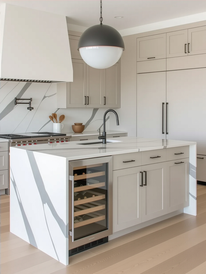 stylish functional kitchen centerpiece