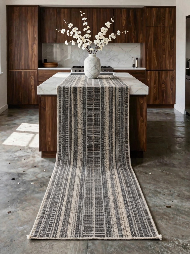 stylish runner adds warmth
