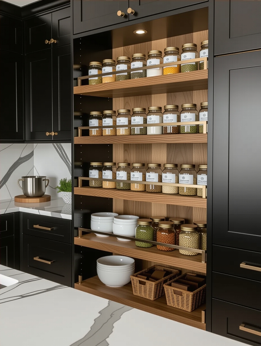 tiered organizers enhance visibility