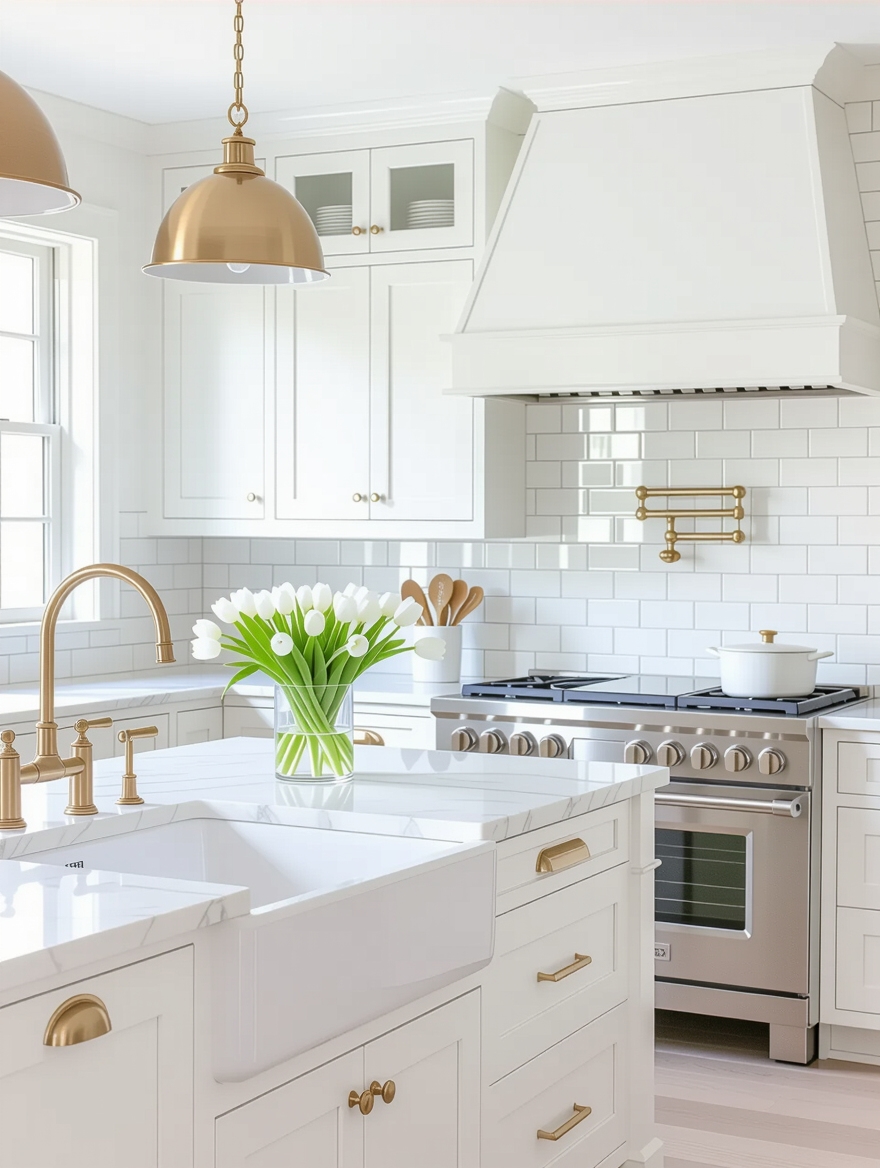timeless appeal of white kitchens