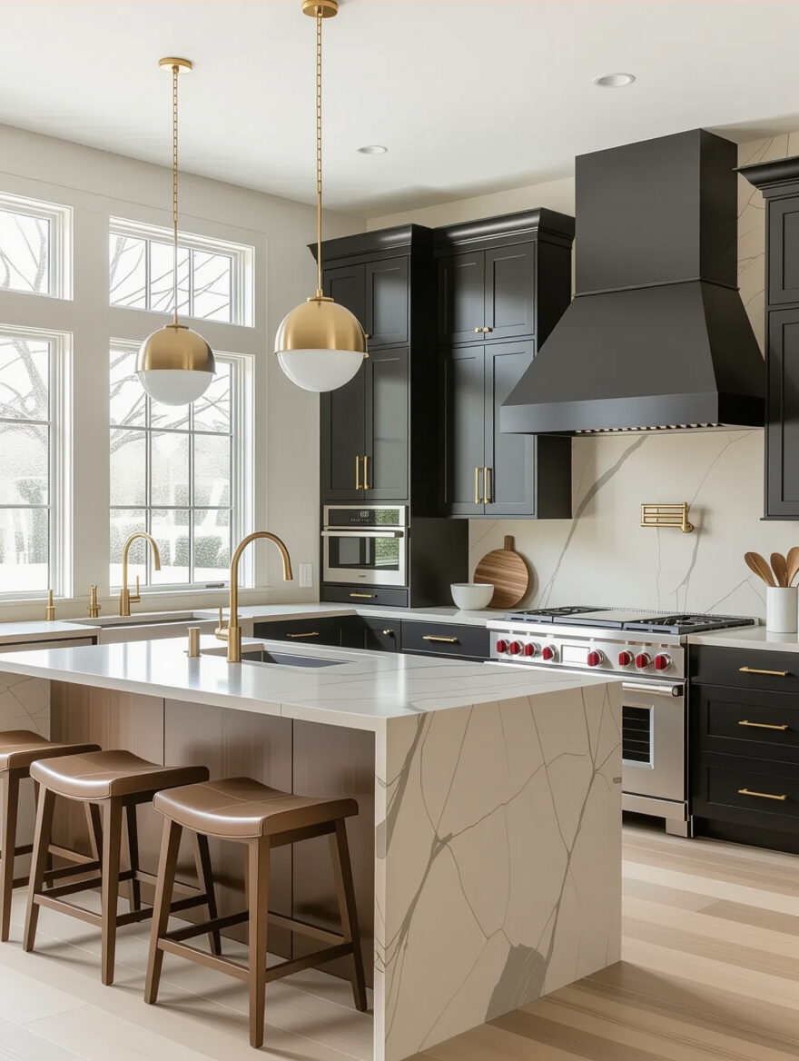 timeless balanced kitchen palette