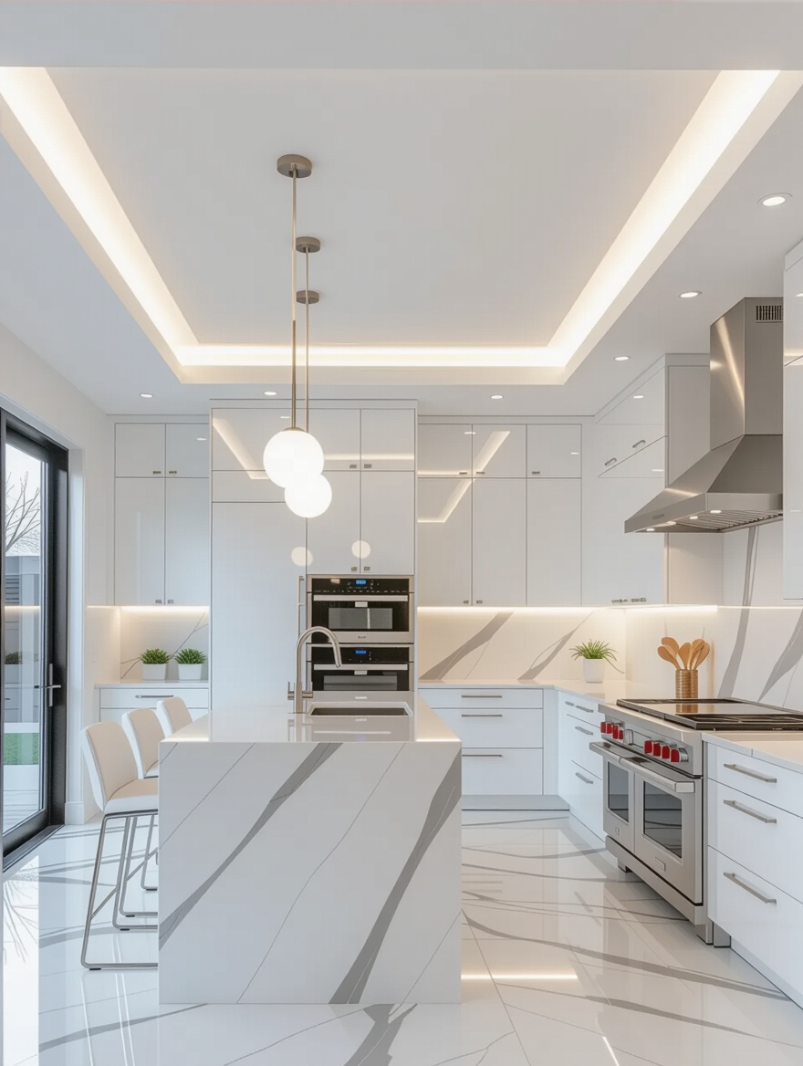 transformative led kitchen lighting