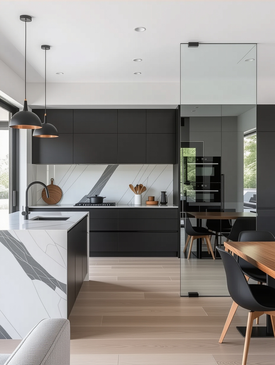 transparent boundaries modern elegance