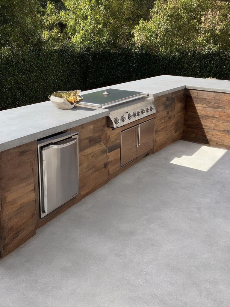 versatile outdoor grilling station